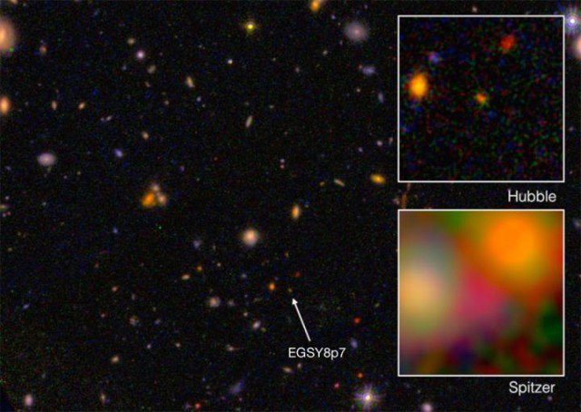 Oldest galaxy detected