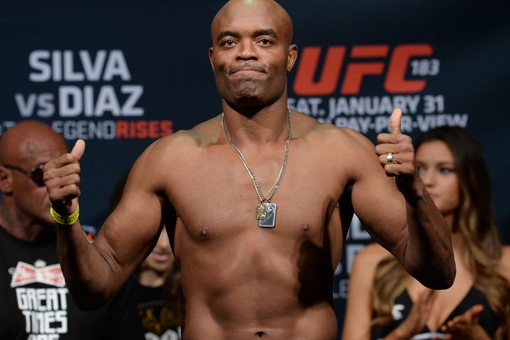 Anderson Silva- Jayne Kamin-Oncea-USA TODAY Sports