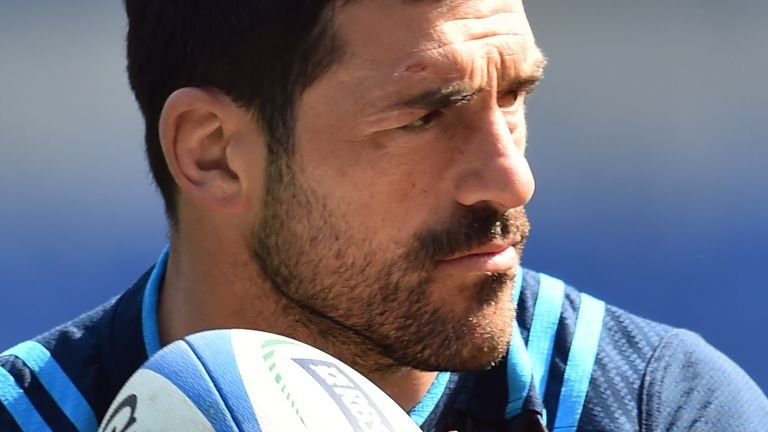 Andrea Masi suffered a snapped Achilles in Italy's defeat against France