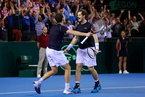 Andy Murray teams up with brother Jamie for Davis Cup doubles