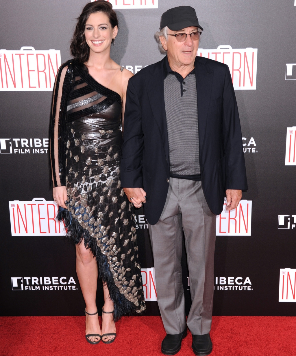 Anne keeps her cool with Hollywood legend Robert De Niro