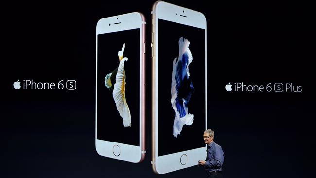 Apple CEO Tim Cook introduces the new iPhone 6s and 6s Plus