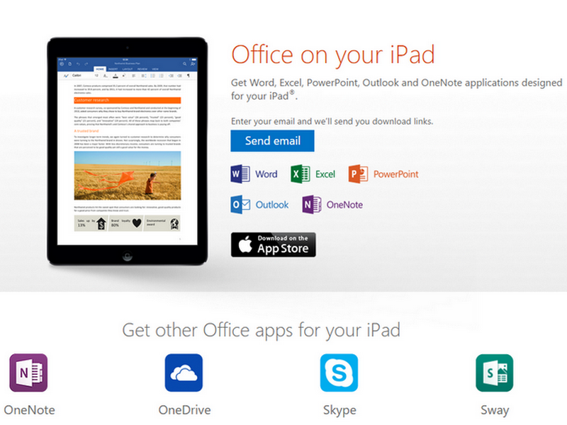 Microsoft Office for iPad