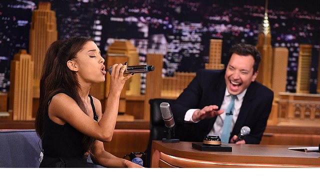 Ariana Grande sings just like Xtina on ‘Tonight Show&#039