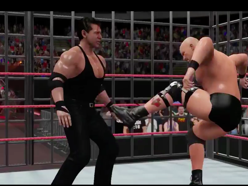 Stone Cold and Vince Mc Mahon in WWE 2K16