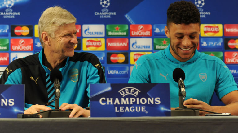 Arsene Wenger and Alex Oxlade Chamberlain spoke to the press ahead of Arsenal's clash with Olympiakos