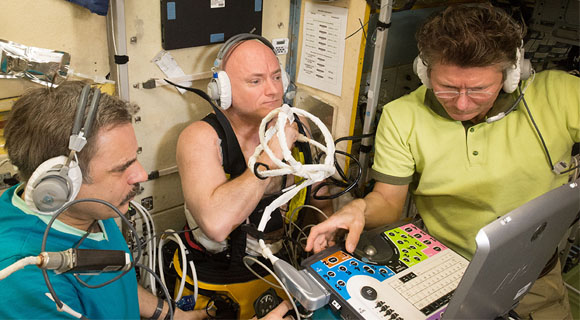 On Sept. 15 2015 NASA astronaut Scott Kelly and Russian cosmonaut Mikhail Kornienko will clock in for their 171st day aboard the International Space Station since arriving on March 27