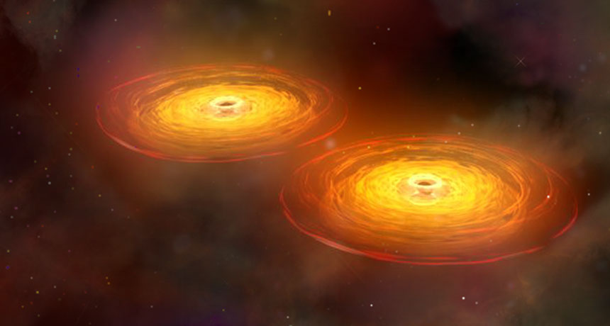 Head-On Collision Of Two Massive Black Holes Predicted By Astronomers