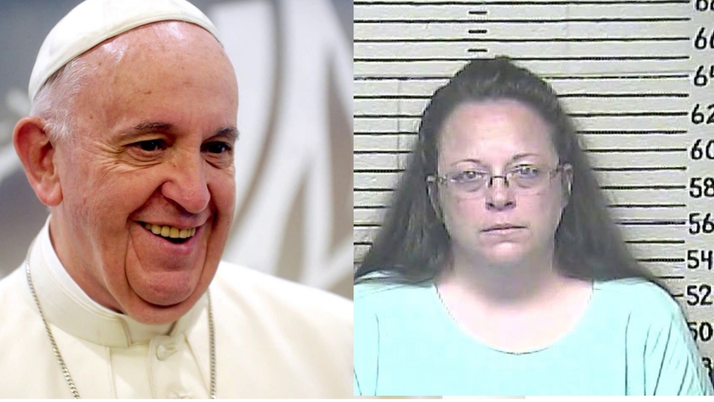 Attorney for Kim Davis says she met with Pope Francis