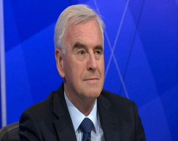 John Mc Donnell joins the panel on Question Time