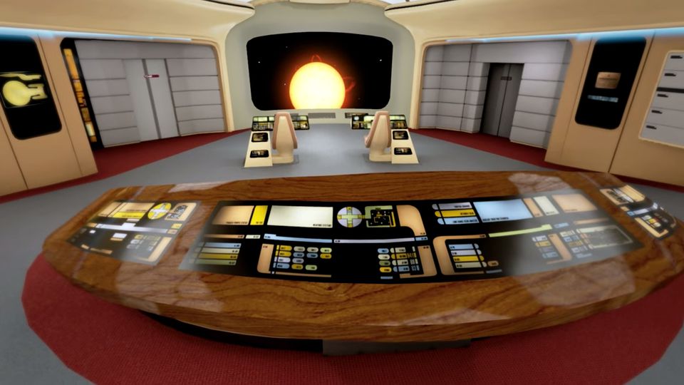 This Virtual Reality Tour of Star Trek: TNG's Enterprise Is Mind-Numbingly Rad