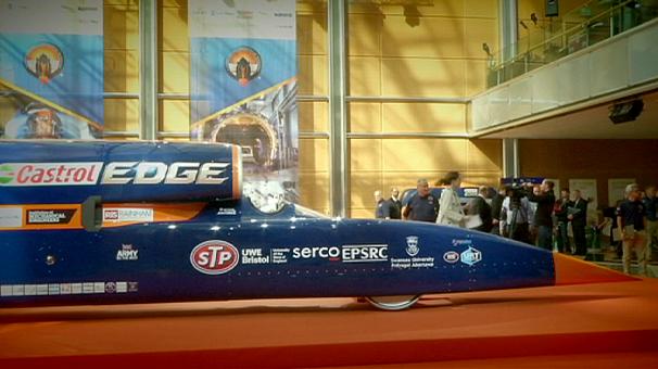 Supersonic car unveiled in London