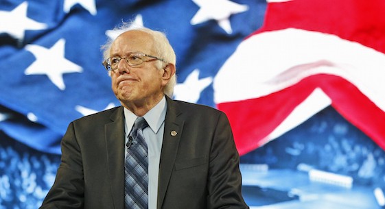 Democratic presidential candidate Sen. Bernie Sanders I-Vt. looks over the crowd during a speech at Liberty University in Lynchburg Va. Monday Sept. 14 2015