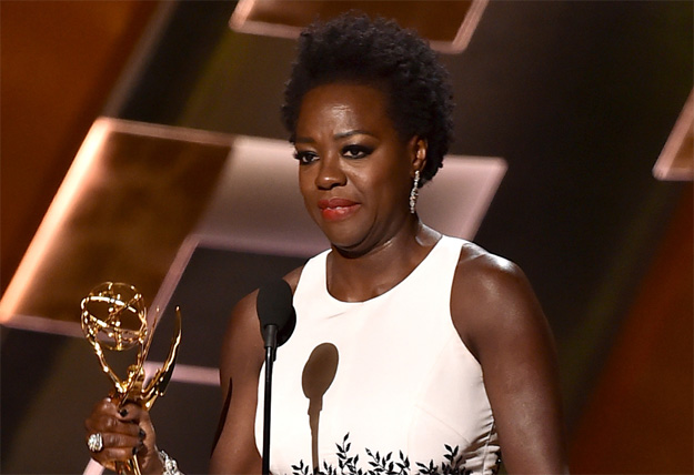 LOS ANGELES CA- SEPTEMBER 20 Actress Viola Davis accepts Outstanding Lead Actress in a Drama Series award for 'How to Get Away with Murder&#039 onstage during the 67th Annual Primetime Emmy Awards at Microsoft Theater