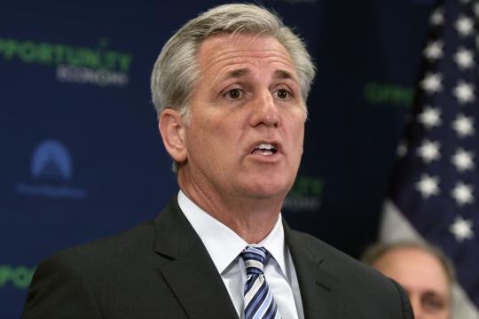 McCarthy announces candidacy for House speaker