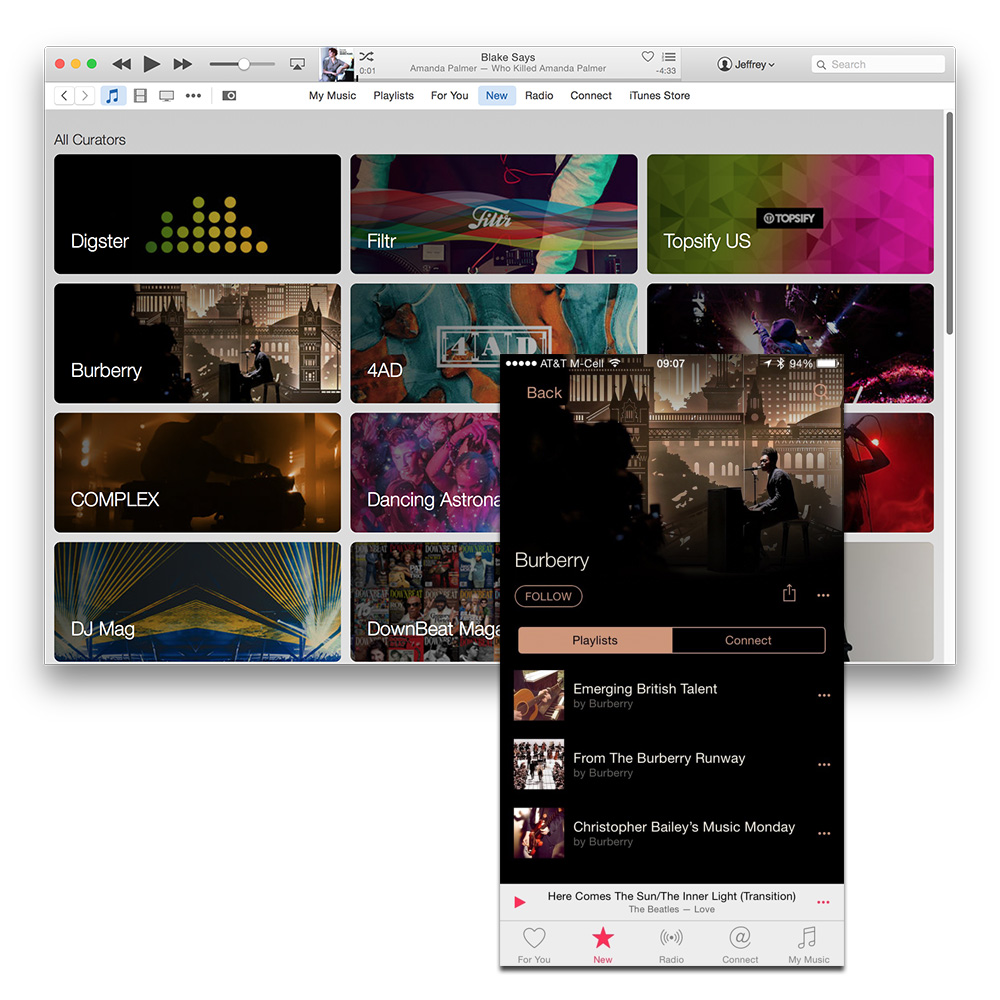 Burberry launches its own Curated Apple Music channel