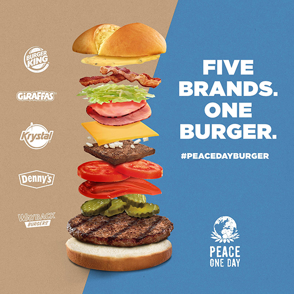 Burger King Moves Forward With Peace Burger, Minus McDonald's