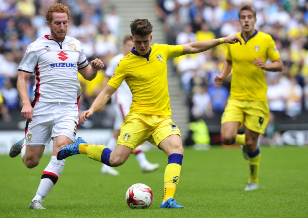 Sam Byram in action for Leeds United on Saturday