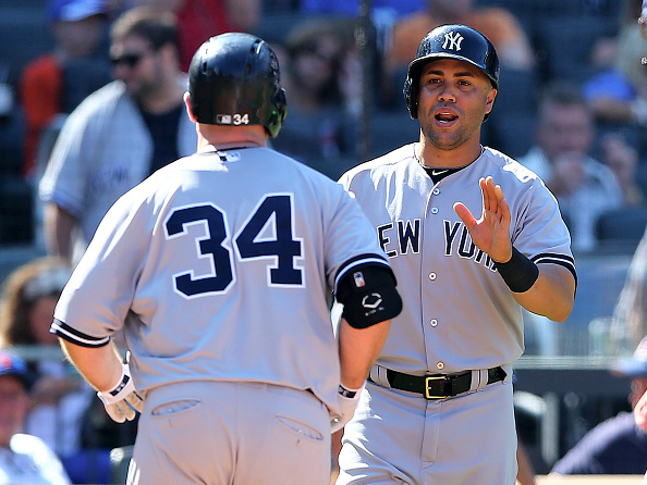 Carlos Beltran #36 of the New York Yankees