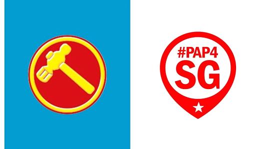 The mobile app logos of 'WP News&#039 and 'PAP4SG&#039