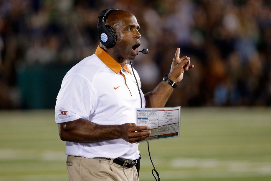 Head coach Charlie Strong is 7-8 since taking over the Longhorns