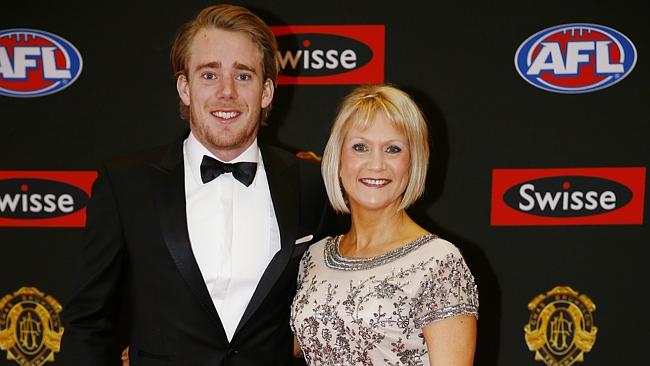 Cam Guthrie with his mum Suzanne