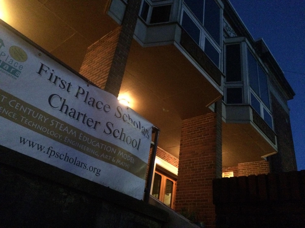 First Place Scholars charter school in Seattle's Central District neighborhood. The school was the first charter school to open in Washington state