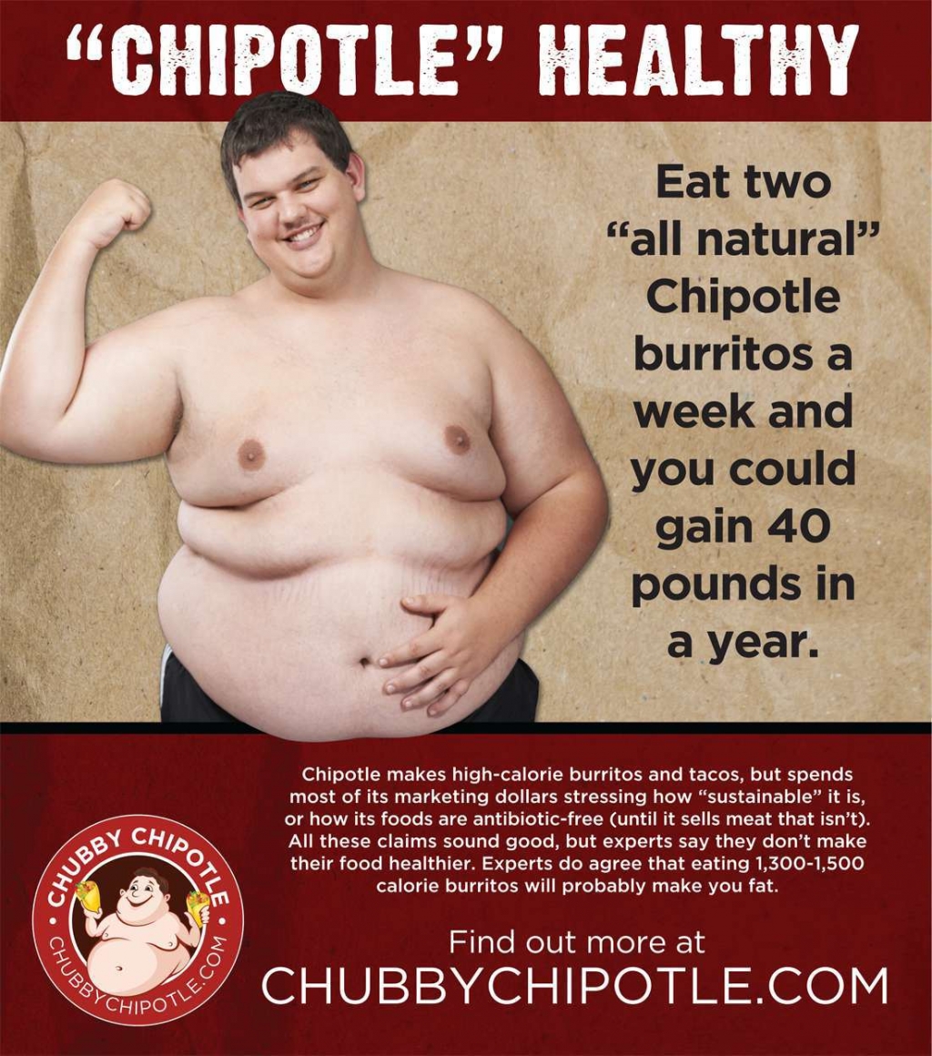 Chubby Chipotle Add Campaign Slams All Natural Food Chain