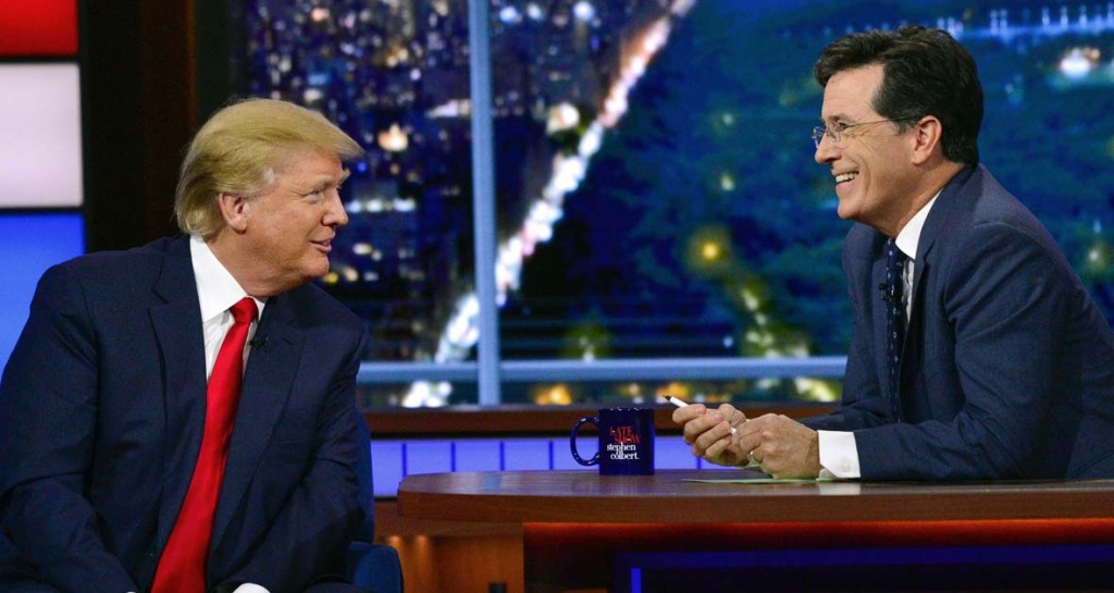 Colbert bests Trump               Facing off with the razor-sharp comedian a subdued front-runner grins and bears it.     
     
    By        Ben Schreckinger      09