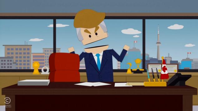 Donald Trump is president of Canada in the latest episode of South Park