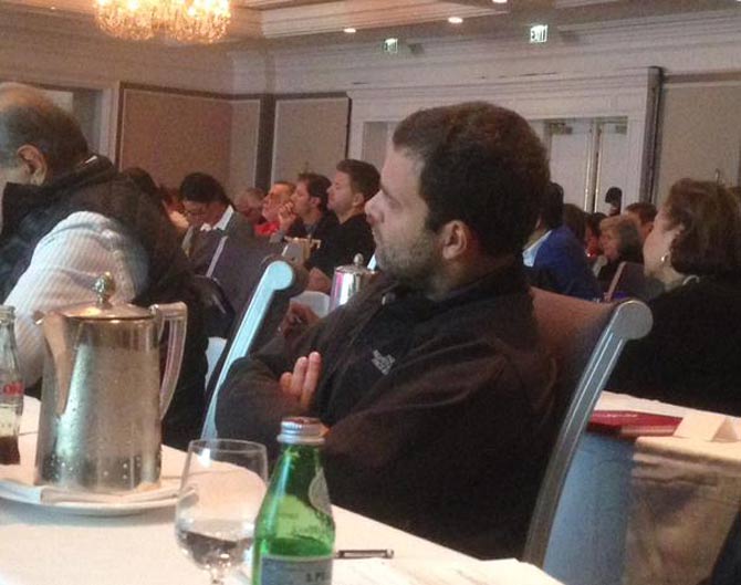 Rahul Gandhi 'Found': @OfficeOfRG Tweets Picture From Aspen Conference