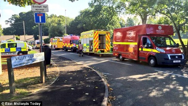 BREAKING: Firefighters rush to suspected gas explosion in Derbyshire