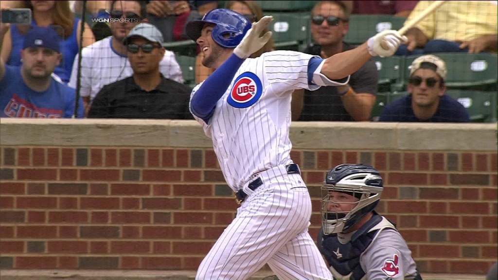 Cubs’ Kris Bryant ties rookie franchise record for home runs