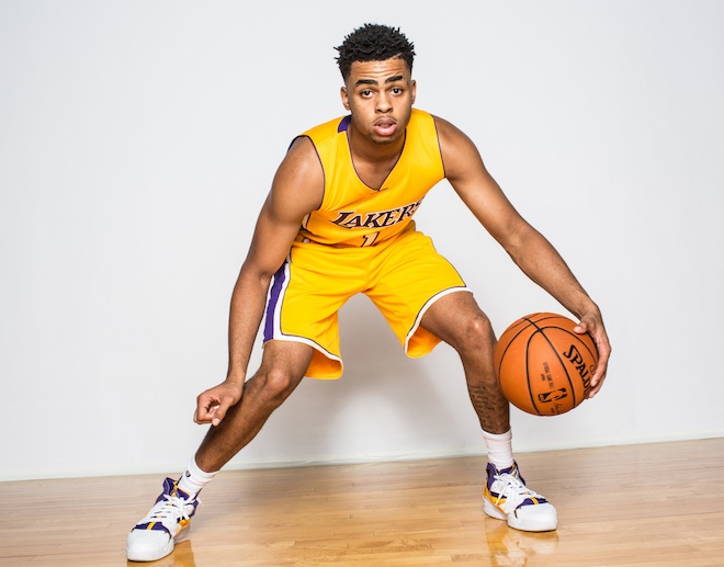 Lakers guard D'Angelo Russell