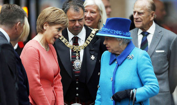 Nicola Sturgeon the Queen