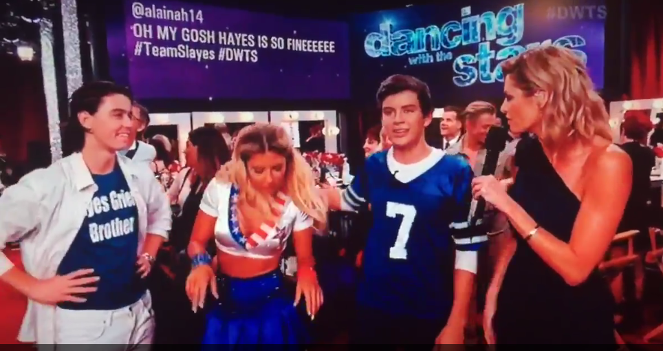 DWTS Hayes rier and Emma Slater