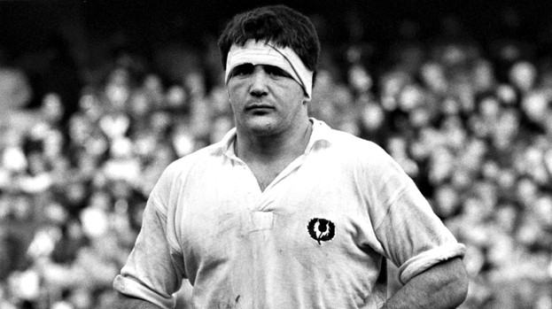 Five Nations Scotland v France at Murrayfield February 17 1990 prop David Sole Grand Slam winning side quality image uploaded via SNS Group September 17 2015