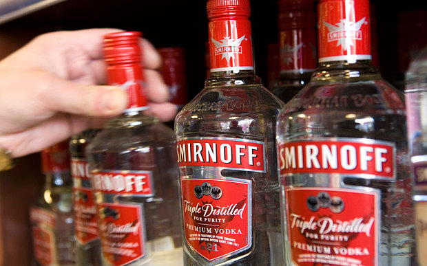 Diageo owns some of the world's best-known spirits brands such as Smirnoff vodka