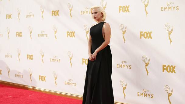 Downton Abbey star Joanne Froggatt arrives at the Emmys in Los Angeles