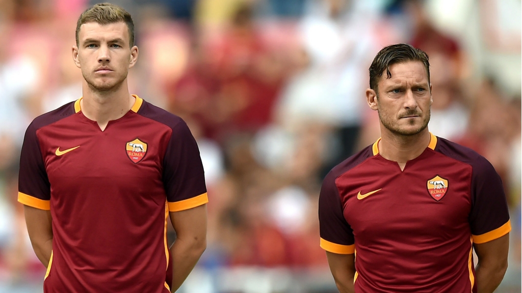 Dzeko out for up to a month confirm Roma