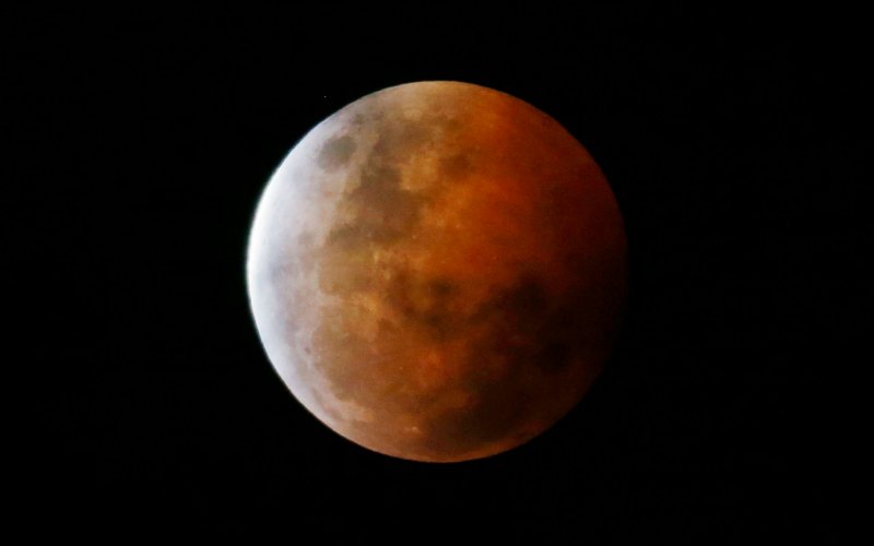 A total lunar eclipse also known as a'blood moon,