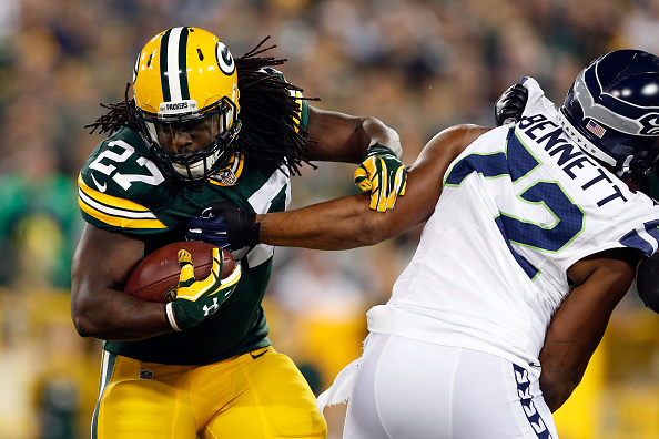 Eddie Lacy leaves game with ankle injury X-rays reportedly negative