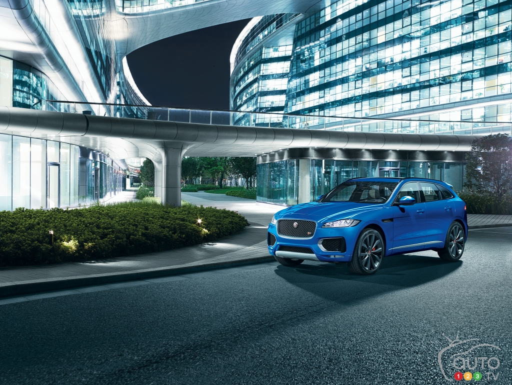 Frankfurt 2015 2017 Jaguar F-PACE world premiere