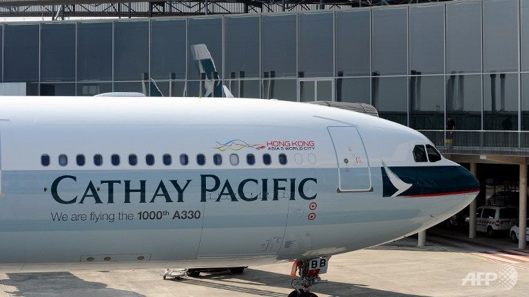 FILE Cathay Pacific said it was investigating the incident which involved an Airbus A330 aircraft.
   
 

  Enlarge  Caption