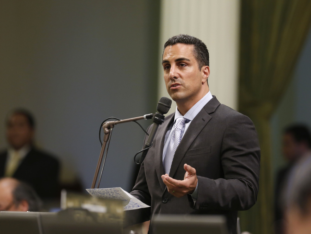 File Assemblyman Mike Gatto D Los Angeles urges lawmakers to approve a measure during an Assembly session at the Capitol