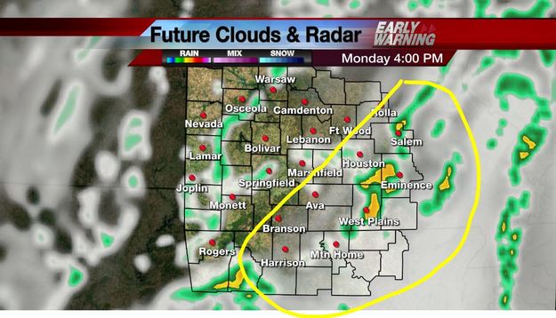 Cloudy today, big temperature swings this week