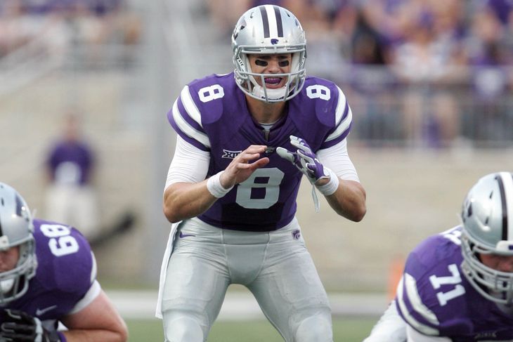 Former walk-on Joe Hubener will step in to lead Kansas State at quarterback this week.- Scott Sewell-USA TODAY Sports