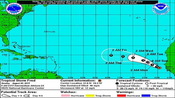 Tropical Storm Fred_08302015