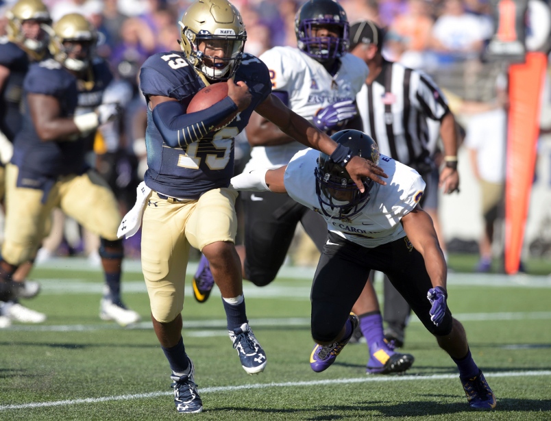 ECU Drops American Conference Opener At Navy, 45-21