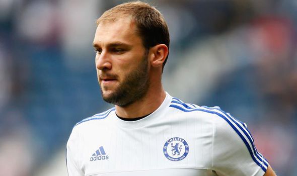 Branislav Ivanovic training for Chelsea